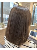 髪質改善*柔らかアッシュベージュ*美髪【ZinaCENTRAL銀座】