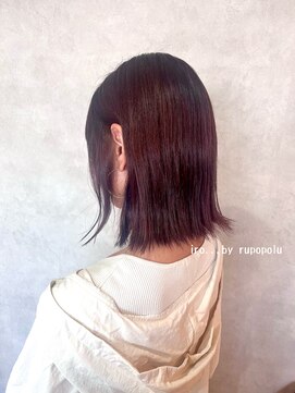 イロバイルポポル(iro...by rupopolu) 【エノグ】色落ちも楽しむ！ワインピンク