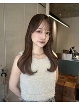 ロンド ロワール 門前仲町(Lond Loire)&nbsp;韓国レイヤーカット/くびれ巻き/前髪顔周り/セミディ[門前仲町]