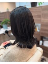 ヘアアトリエ ナイン(hair atelier nine)&nbsp;イメチェン/ホワイトブロンド/外ハネボブ/美髪/福島市