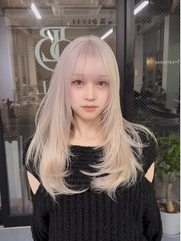 ベル(BEL)の写真/【ブリーチ×髪質改善】人気の韓国風レイヤーカット！再現性の高いカットで自宅でのケアやセットも簡単に♪