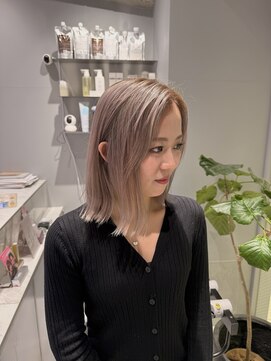 ヴァイス 新宿店(VAICE) デザインカラーホワイトベージュ　ブリーチ2回～