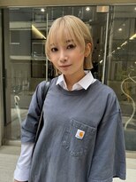 ベック(BECK)&nbsp;レイヤーボブ/ハイトーンカラー/ベージュカラー