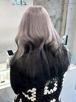 ソル ジングウマエ(SOL JINGUMAE) 原宿デザインカラー顔周りレイヤーエンドカラーセクションカラー