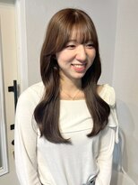 アンニュ(annuy)&nbsp;ブラウンベージュ 髪質改善 韓国ヘア 20代 透明感カラー美髪