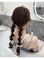 クラン 北新地店(Clan)&nbsp;玉ねぎツインテール／北新地ヘアセット