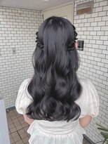 フェリーチェ(Felice)&nbsp;ハーフツイン　ヨシンモリ　イベントヘア　お呼ばれヘア