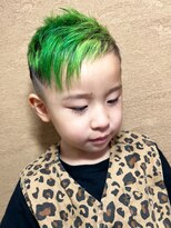 デザイニングヘアードゥ(designing hair Deux)&nbsp;キッズショートグラデーションカラー　【キッズ/キッズカット】