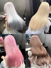 トレンドを押さえた多才な色味の幅広さでなりたいを叶えるサロン♪