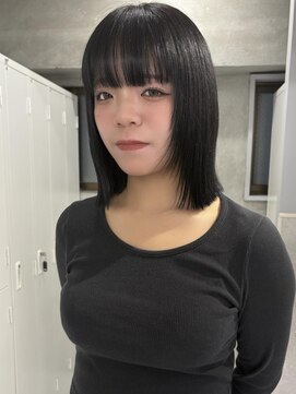 スウィープ(sweep) ボブカット/マットブラック/髪質改善