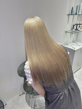 ジーナ 渋谷本店(Zina) 髪質改善＊ミルクティーベージュ＊【Zina渋谷本店】