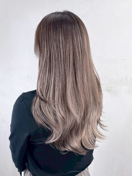 シオン(shion) ハイトーンロング顔周りレイヤーダブルカラー_ba571983