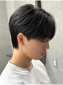 マッシュ/黒髪/ナチュラルマッシュ/メンズ/ツーブロック