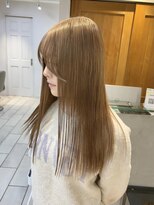 テトラ バイ ネオリーブ 横浜西口店(tetra by neolive)&nbsp;ミルクティーベージュ ハイトーン ケアブリーチ　ロング横浜★