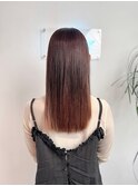 GLANZ_黒髪/小顔/オリーブグレー/ココアベージュ