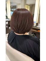 ヘア&エステ ヒロイン 西武池袋店&nbsp;大人上品丸みコンパクトボブスタイル。