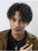 men's hair/波巻きツイストスパイラル/ニュアンスパーマ