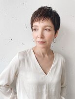 シオミエイチ タイムレス 垂水(shiomi H timeless)&nbsp;ピクシー/大人ショートヘア/凛とやわらぐダークブラウン