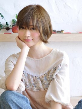 エレノア 渋谷公園通り店(Eleanor) ナチュラルショートボブ【PREGO】