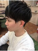 【お客様スタイル】ビジカジ ツーブロック無造作ショート