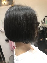 ヘア デザイン 虹いろのはさみ&nbsp;前下がりボブ