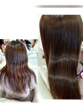 美容室 エルミタージュ シエル(Hermitage Ciel) 髪質改善コースでエイジング毛も10歳タイムスリップな髪質に☆