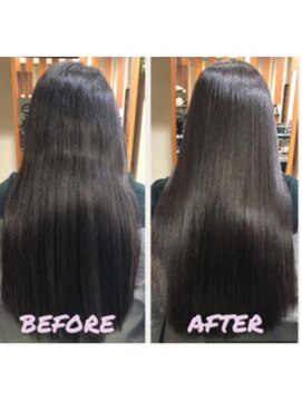 ヘア ソムリエ ゼアラ(hair sommelier Zara) 【髪質改善】ふんわり縮毛矯正/カラー/20代/くせ毛が悩み