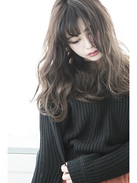 ミエル ヘア 新宿(miel hair) 〈mielhair新宿〉透明感グレージュ セミディ