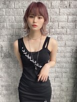 リアイス(Re:ICE) ミニウルフ/くすみブルー/流れるレイヤー/インナーハイライト