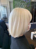 ダブル アンダーバー サロン(W_SALON) 【W_SALON 河原町】抜きっぱなしブロンド/髪質改善