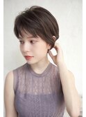 大人ショートxナチュラル 耳かけマッシュボブx20代30代40代c