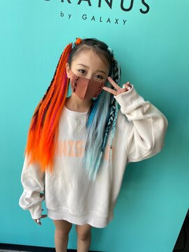 ココロイキ(Kokoroiki) エクステ編み込みツイン