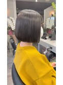 平行ボブ　ミニボブ　小顔ショート　艶髪