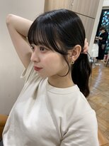 オブヘアーギンザ(Of HAIR GINZA) 結んでも可愛いサイドバング