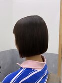 縮毛強制×ボブカット