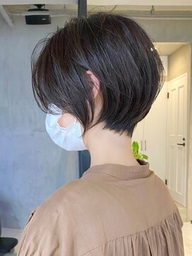 エリマ 茅ヶ崎(elima) ショートボブカットミルクティーベージュピンクベージュカラー