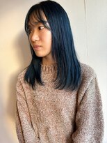 ツイギー 宮西店(TWiGGY)&nbsp;ブリーチありのブルーカラー