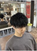 ツイストスパイラルパーマ/メンズカット/波巻きパーマ/札幌/大通