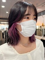ツキ 横浜店(tuki)&nbsp;インナーカラーケアブリーチイヤリングカラーハイライトレイヤー