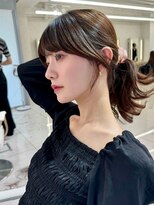 エジョン 幡ヶ谷店(Aejon)&nbsp;レイヤーロング/ヘルシースタイル/韓国ヘア/ベビーピンク/新宿