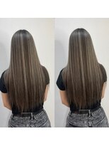 ブレンド 渋谷(BLend)&nbsp;前髪アンブレラカラーこなれミディイメチェンウェーブパーマ