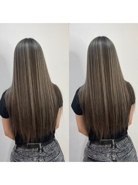 ブレンド 渋谷(BLend) 前髪アンブレラカラーこなれミディイメチェンウェーブパーマ