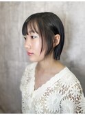 ハンサムショート／キレイめボブ