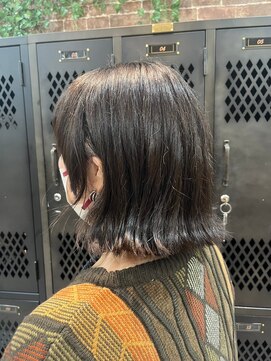 ネウィ ジャム 町田(newi JAM) 大人かわいいエギョモリ ミルクティーブラウン ひし形シルエット