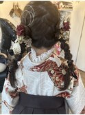 【白鳥】ツインヘアアレンジ　