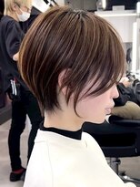 ブレス ヘアデザイン(BLESS hair design)&nbsp;静岡ショートボブタッセルボブ白髪染めミニボブくびれショート
