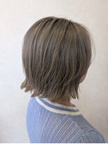イリエ 川口(irier)&nbsp;ブリーチ2回透明感グレージュボブ【薬師神】