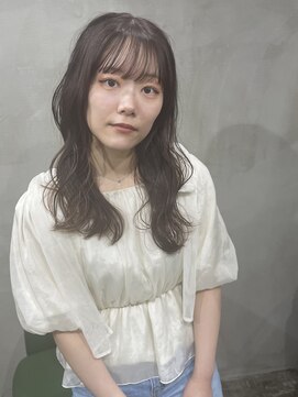 キャピタル ノウ(CAPITAL nou) セミロング×柔らかブラウン