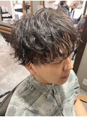 メンズカット×スパイラルパーマ