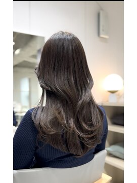 ラベスト キョウト(LOVEST) 髪質改善×レイヤー×地毛風ダークグレージュ